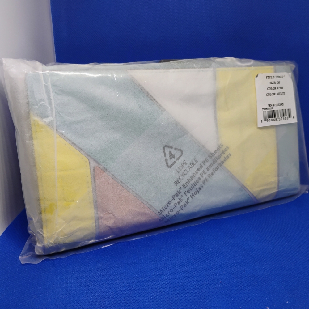 Tory Burch Colorblock Patchwork Wallet Brand New With Tags - Picture 5 of 12